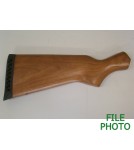 Butt Stock - Hard Wood - w/ Recoil Pad - Light Brown - Original